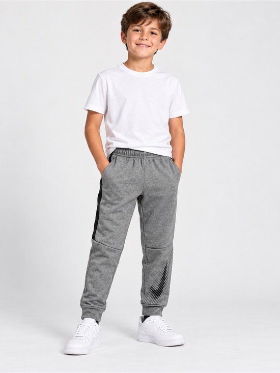 Nike Other - Nike Kids Gray Jogger Sweatpants with Black Side Stripe